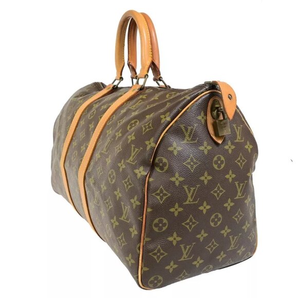 AUTHENTICITY GUARANTEED LOUIS VUITTON Keepall Travel Hand Bag Monogram - Picture 4 of 14